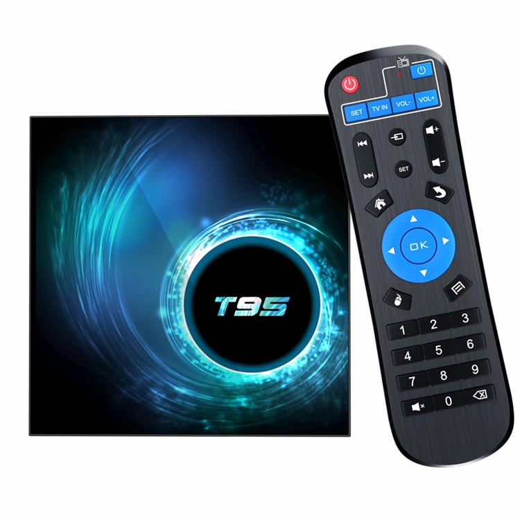2020 cheapest T95 Allwinner H616 4GB/32GB EMMC FLASH Android 10.0 OS hd 6k goo-gle tv box