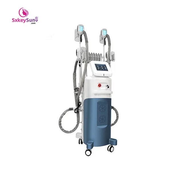

professional fat removal cyrotherapy 4 handles cavitation rf cryolipolysis lipo laser machine