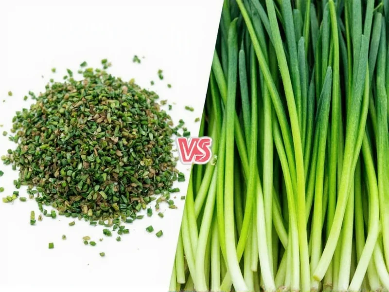 Dried Chives vs Fresh: Flavor, Uses & Substitution Guide