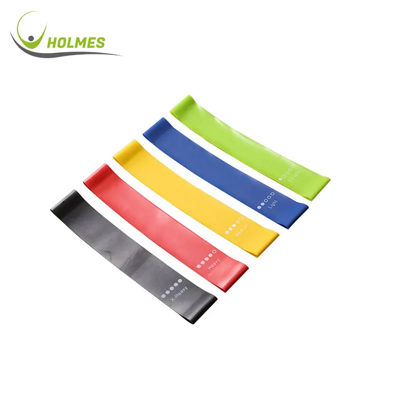 

Custom women's indoor yoga fitness sports booty hip fabric resistance band, Green+grey/custom