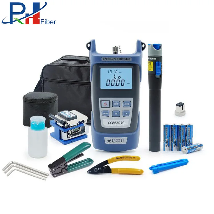 
PHX kit ftth Fiber Optic Tool Kits with Optical Power Meter 