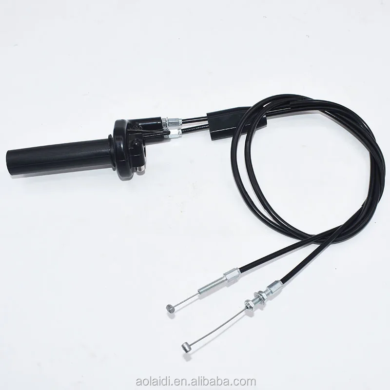 Motorcycle Throttle Settle Handle Grips With Throttle Cable For Kayo K6