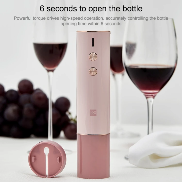 

Newly design 6 seconds Multifunction corkscrew Original Xiaomi Youpin Huohou Easy use Electric Automatic Red Wine Bottle Opener