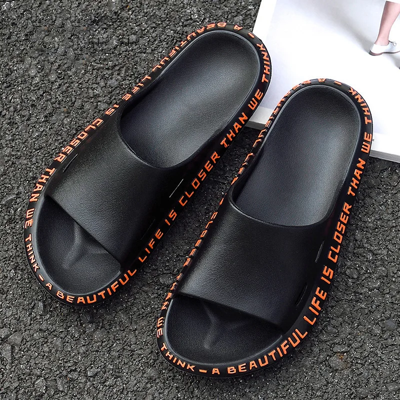 

Factory Wholesale Outdoor Bedroom Slides Custom Logo Slippers Sandals Shoes Slip On Slippers Men, 7 colors available