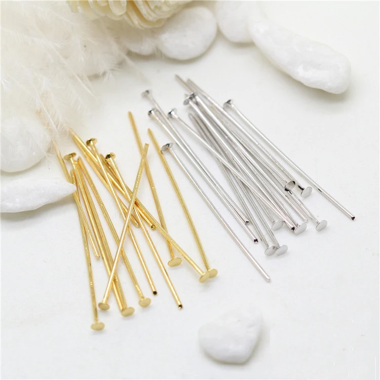 

Latest Product jewelry Accessories T Flat Head Pin, 14k gold
