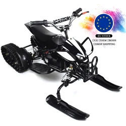 For kids winter sports product electric snow mible 750W drop shipping E snowmobile in eu warehouse