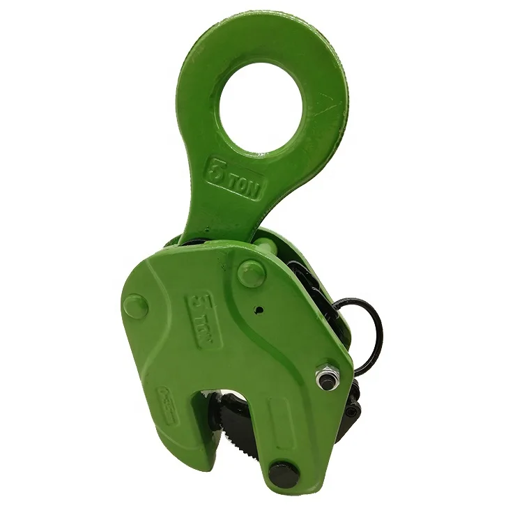 1ton 2ton 3ton Factory Hot Seller Lc Type Horizontal Steel Plate Lifting Clamp Chromeplated