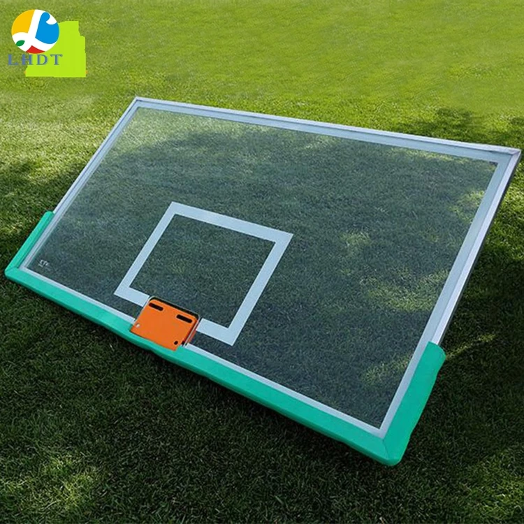 

CE Certificate Tempered Glass FIBA Standard Basketball Backboard PU Protect Padding For Sale, 12 colors