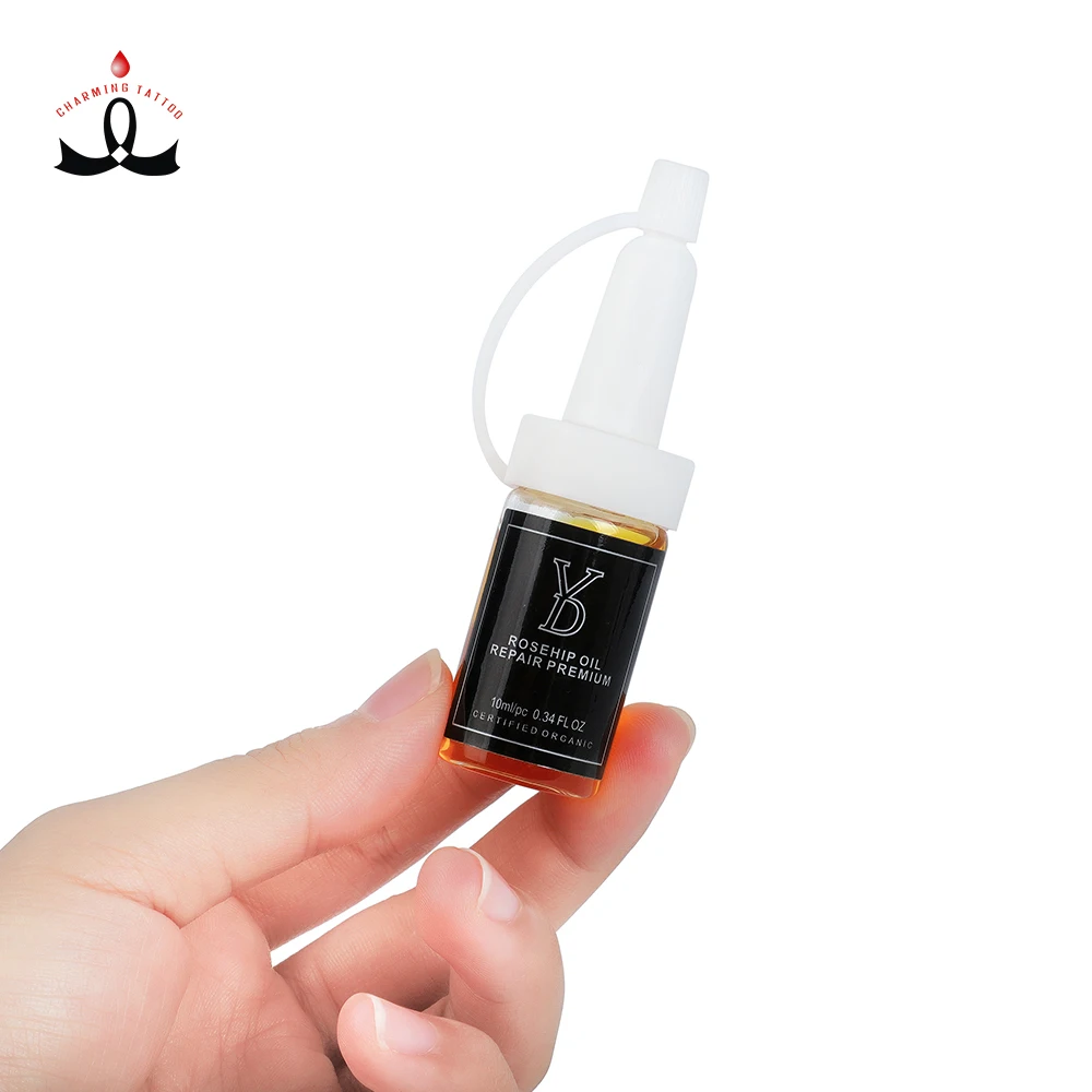 

New Arrival YD Rosehip Oil Repair Premium Eyebrow Tattoo Removal Aftercare Agent For Permanent Makeup, Yellow