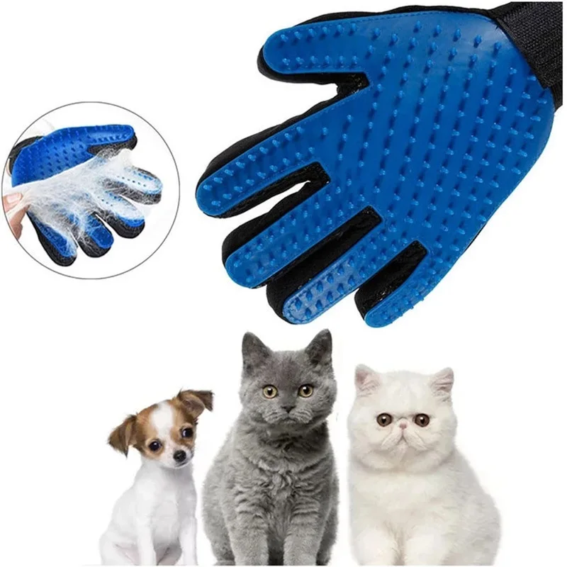 

Pet Grooming Gloves for Cats Dogs Pet Brush for Cat Dog Hair Remover Brush Dog Deshedding Cleaning Combs Massage Gloves