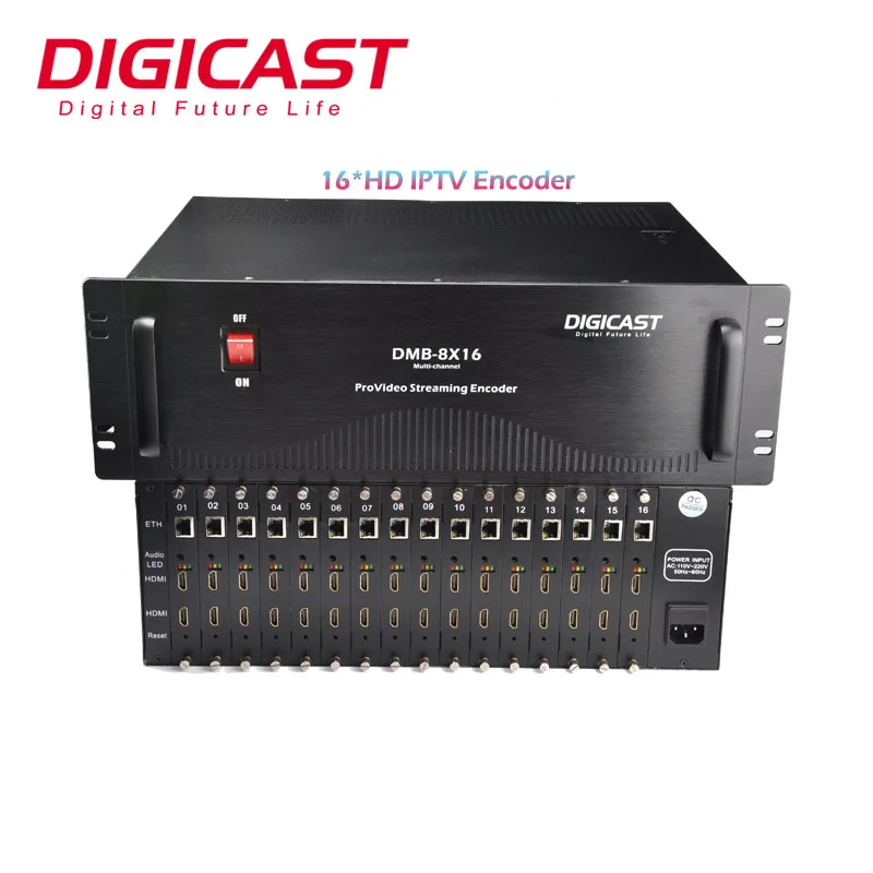 

FREE SHIPPING(DMB-8816) HDM I encoder h.264 ip streamer 2U/ used broadcast equipment for sale