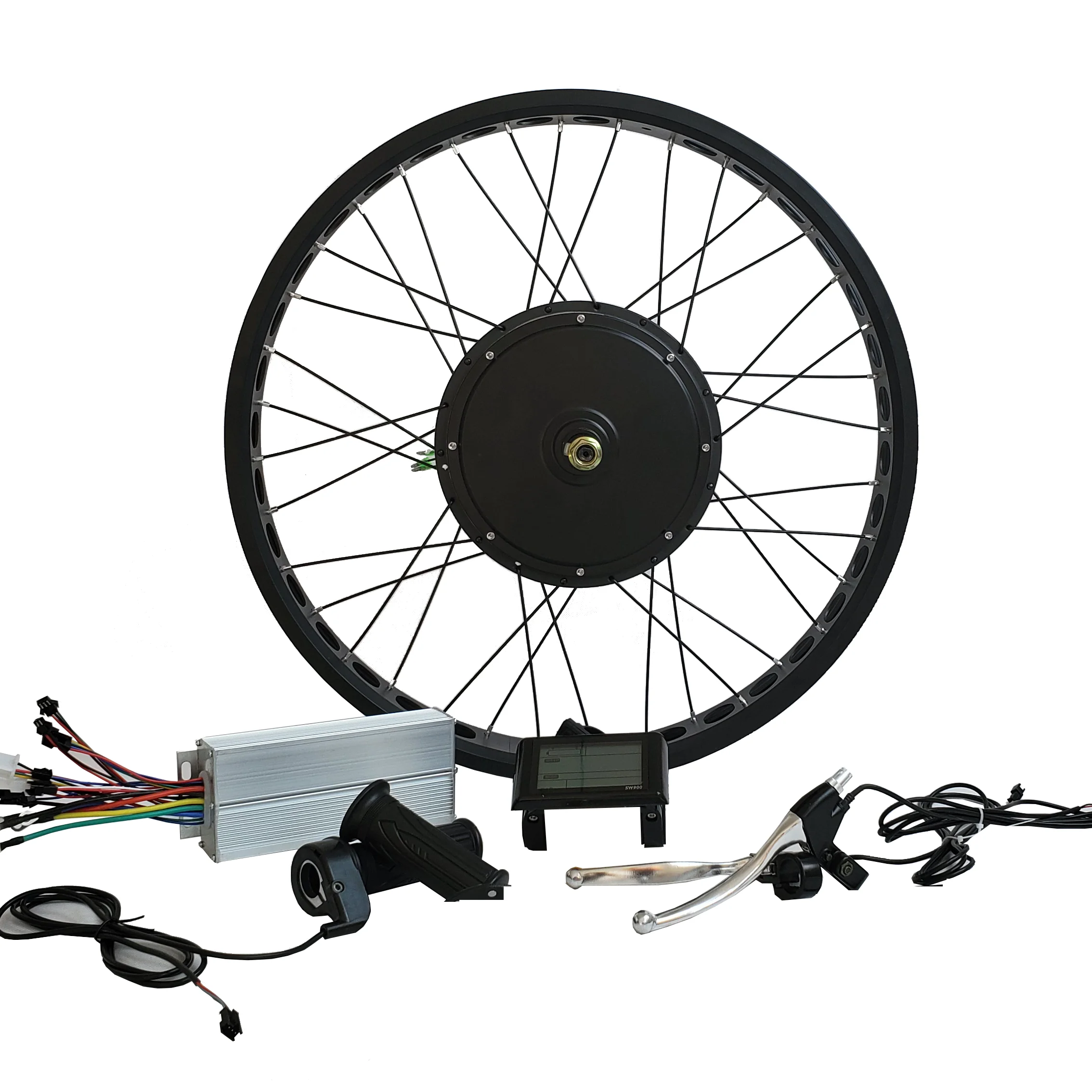 

3kw bldc motor High Quality 3000w Electric motor motorcycle conversion Kit, Black