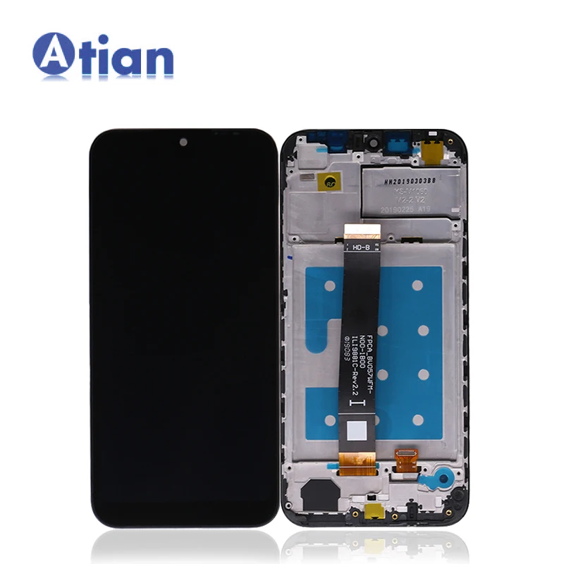 LCD DISPLAY + TOUCH + COMPLETO PER HUAWEI Y5 2019 AMN-LX1 AMN-LX2 AMN-LX3 NERO touchscreen vetro - HUAWEI ( Ricambi per Smartphone & Tablet-Ricambi per Huawei / Honor - Componenti