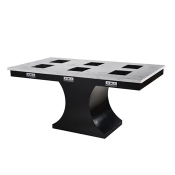 Chinese Induction Hot Pot Dining Table