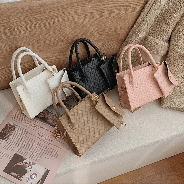 

2021 popular new fashion women phone bag crossbody handbags simple ladies shoulder bags purses and handbags sets, 4 colors