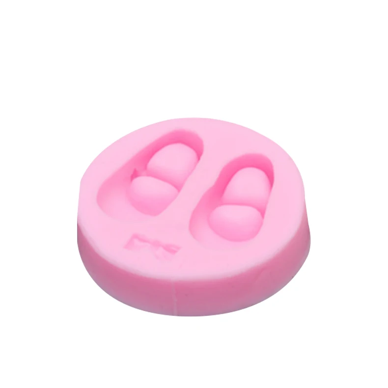 

Girl shoe shape soap mold silicone soap mold bakeware silicone mold, Pink