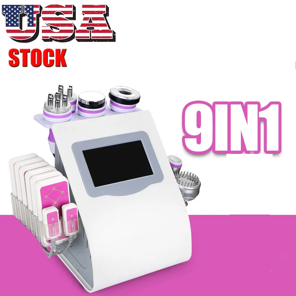 

9 In 1 Multifunction Beauty Machine/Lipolaser/Cavitation/ Vacuum/Rf Slimming Beauty Machine