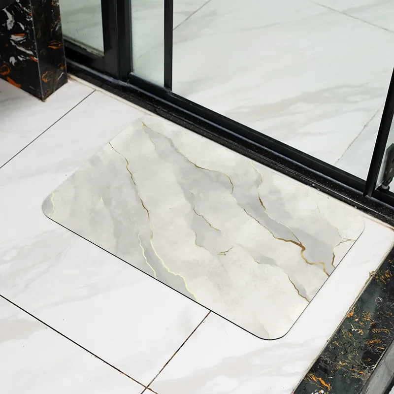 

Multi colors Soft Diatomite Bath Mat Anti Slip Bathroom Mats, Customized color