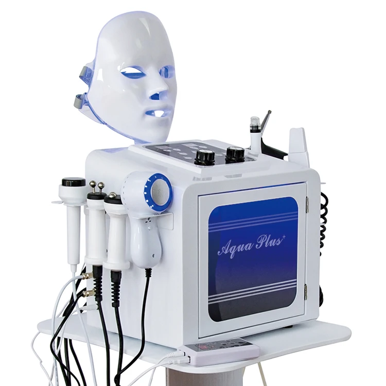 

8 In 1 rf Hydra Oxygen jet facial rejuvenation deep cleaning face mask machine beauty salon equipment