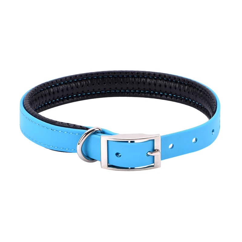 

Hot Selling Soft Padded Easy Cleaning Classic Waterproof Durable PVC Hunting Products Dog Collar Custom