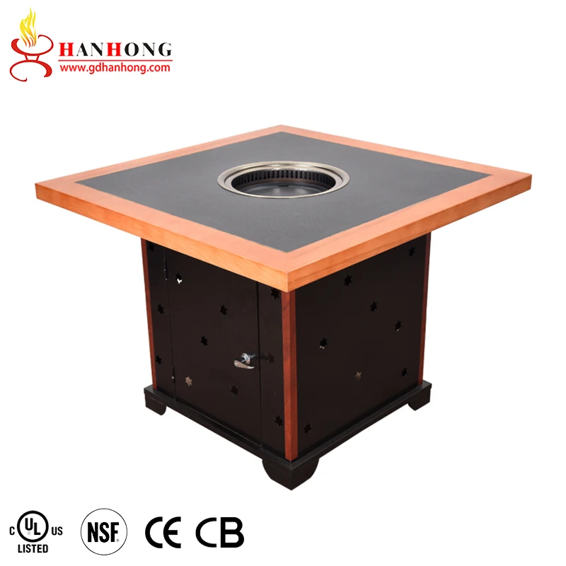 Korean Bbq Grill Table With Ul Etl Nsf Ce Buy Korean Bbq Grill Grill Table In