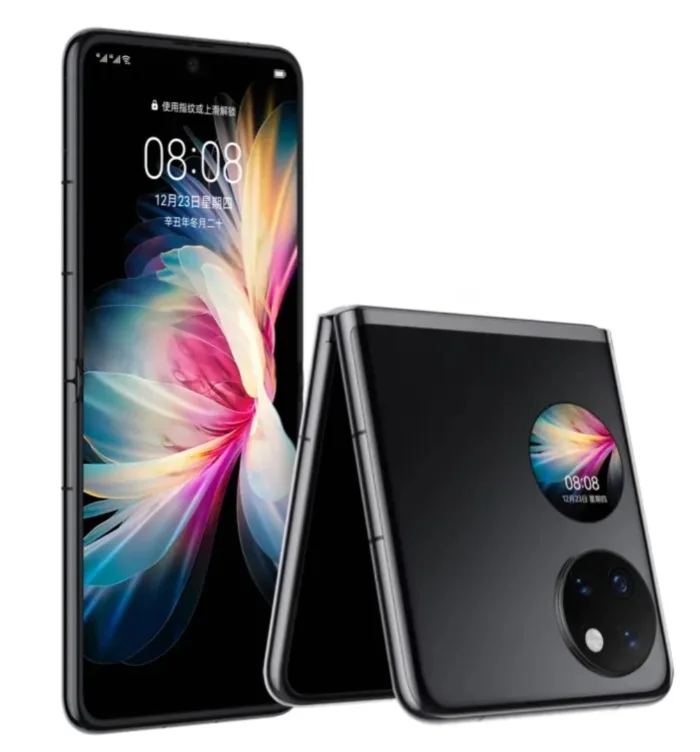 

New Arrival Huawei P50 Pocket 12GB 512GB smartphones Snapdragom888 4000mAh NFC 50MP Camera 6.9" Screen Foldable AMOLED phones