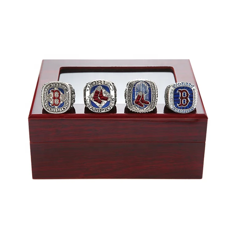 

Linghu Custom Youth Major League Baseball Rings Display Gift Box 2007 MLB Boston Red Sox Championship Ring, Picture shows