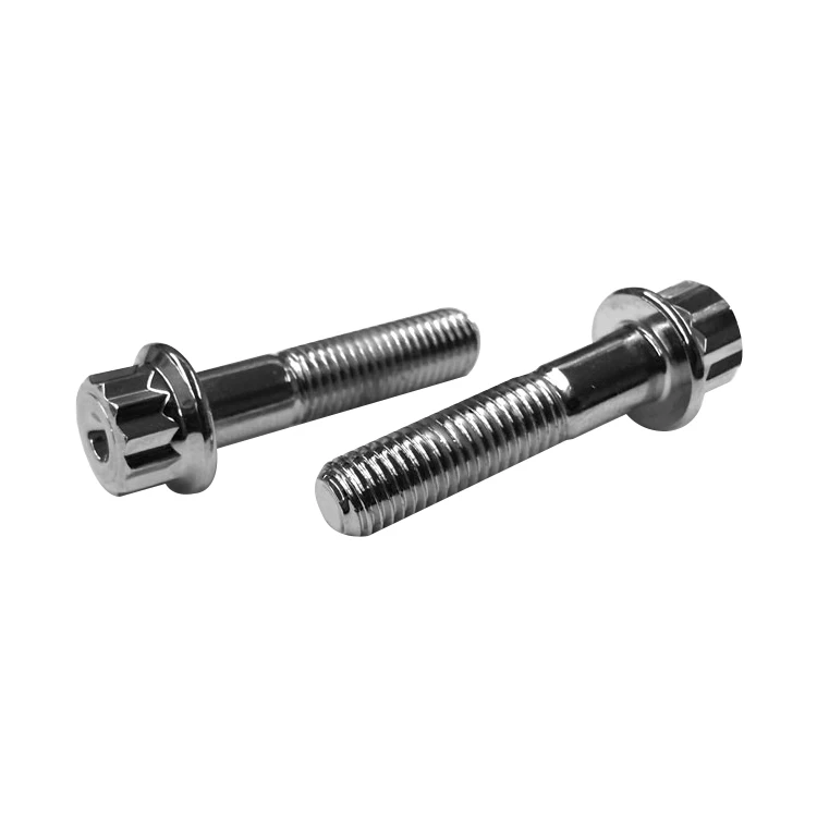
Custom galvanized steel 12 point wabbler flange screws 
