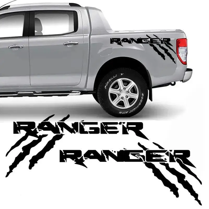 

2 Pcs BOX BED STICKERS RANGER Mudslinger Graphic Vinyl Cool Car Sticker Fit For RANGER 2012-2021