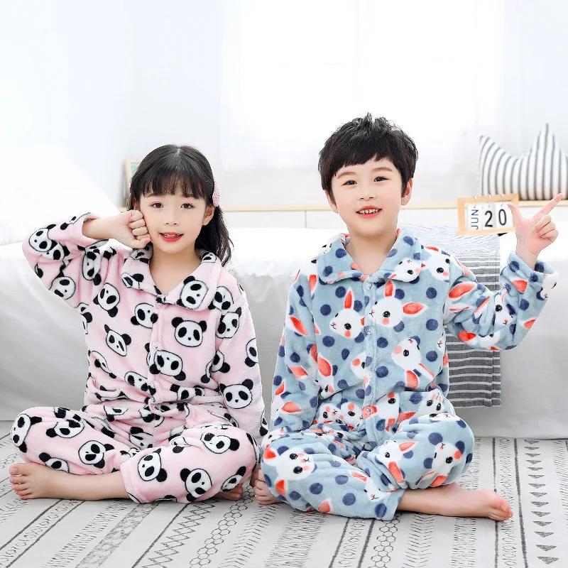 

Korean Fashion Long Sleeve Pajama Children Pyjama Boy Pijamas Al Por Mayor Baju Piyama Anak Kids Winter Homewear Girl Sleepwear