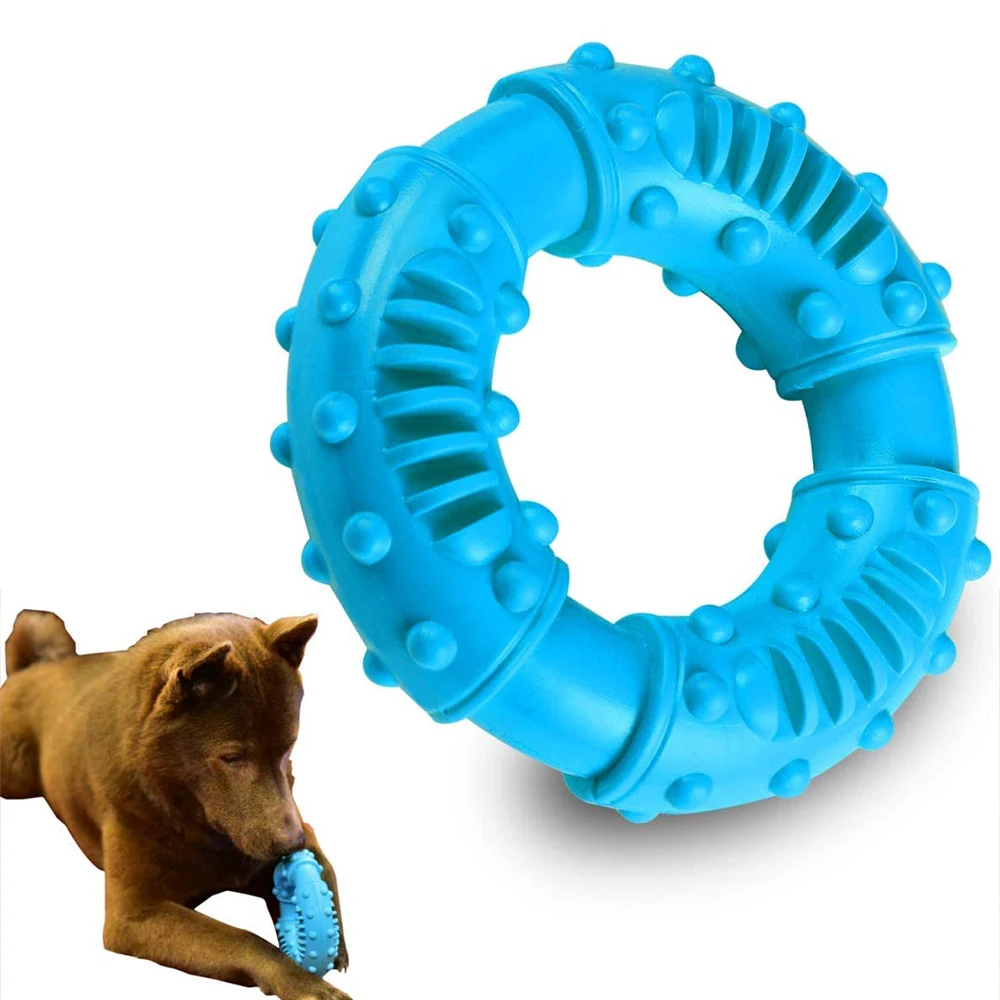 

Durable Dog Chew Toy for Aggressive Chewers Tough Natural Rubber Puppy Teething Toy Indestructible Dog Toy for Reduce Anxiety