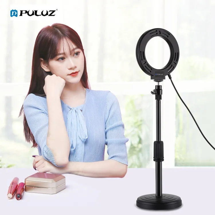 

Wholesale PULUZ 4.7 inch Photographic Selfie Led Ring Light with Tripod Ball Head for Makeup Video