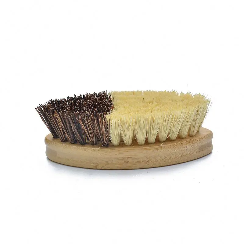 

Natural Custom Logo Kitchen Cleaning Dish Brush Scrubber Eco Friendly Kitchen Coconut Scrub Brush, Bamboo color