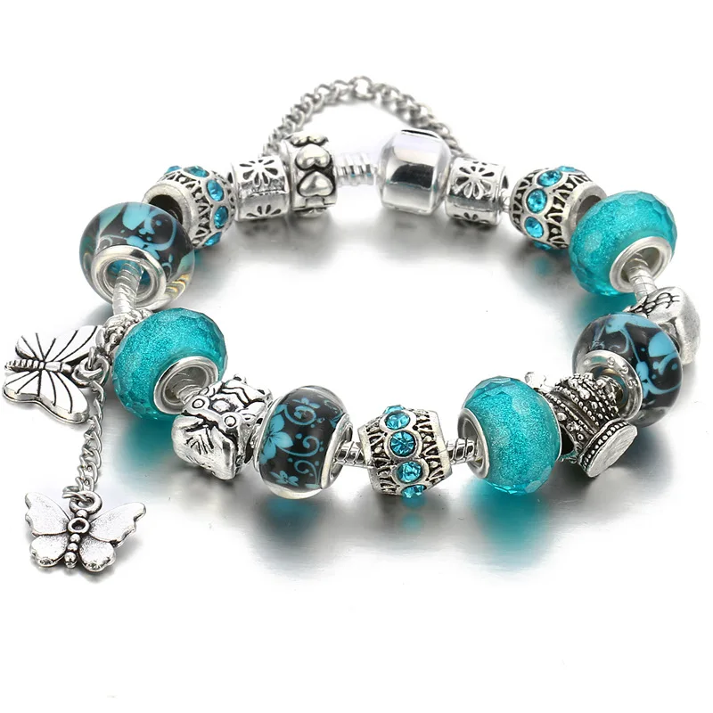 

ROMANTIC New arrival paris 18k gold plated women charm bracelet for gifts, Picture shows