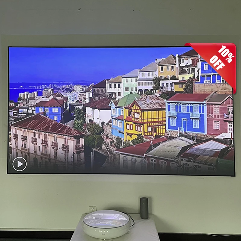 

MGF 60 to 150 inch fixed frame alr dropshipping service projection daylight crystal ust ultra thort throw projector screen