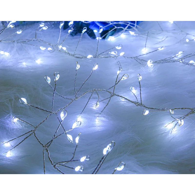 Remote USB wire LED lights twinkle string light indoor curtain lights Christmas decorations