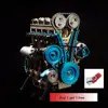 All Metal Car Mini Assemble Inline Four-cylinder Engine Model Kit Educational Toys for Adult