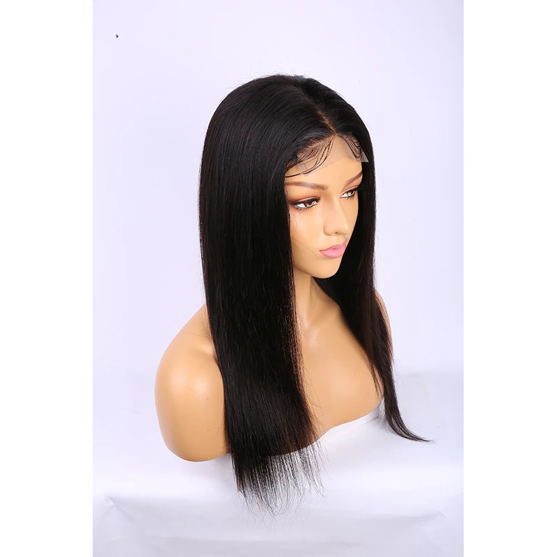 

FDX 4x4 Straight bone straight human hair frontal wig for black women hm hair me indian products from india