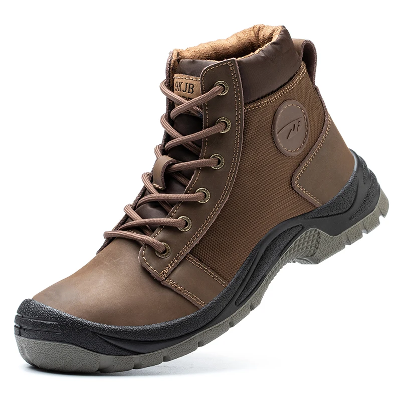 

Men's Hiking Shoes Men Boots Safety Shoes Industrial Winter Work Shoes, As show