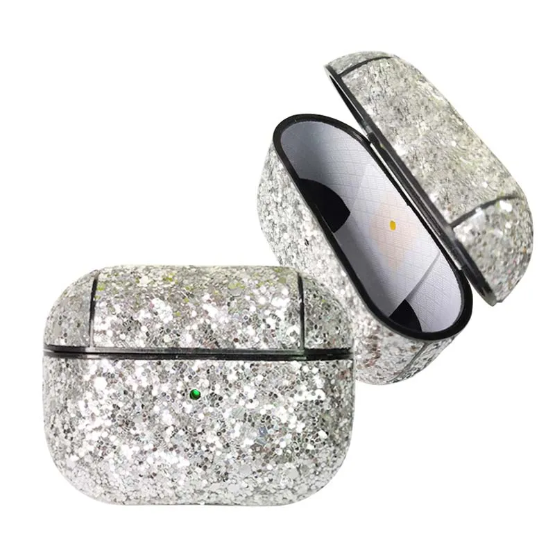 

2020 Hot Selling Girls High Quality Luxury Dazzling Protective Sparkly Bling Rhinestone Case Cover For Airpods Pro With Keychain, Customer's requirements
