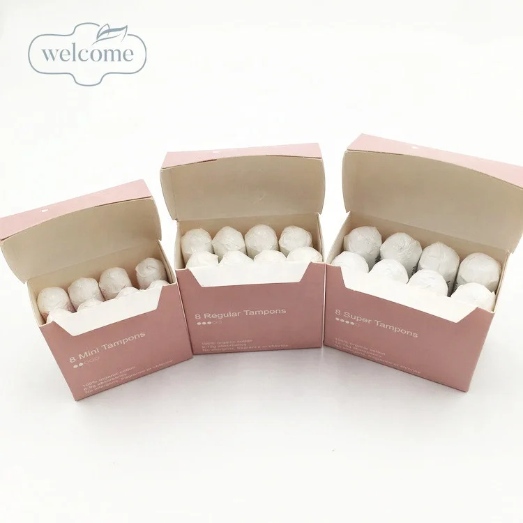 Manufacturer Yoni Detox Pearls Organic Tampons USA Eco Friendly Boxes For Packing Tampons And Pads Tampons Organic Cotton