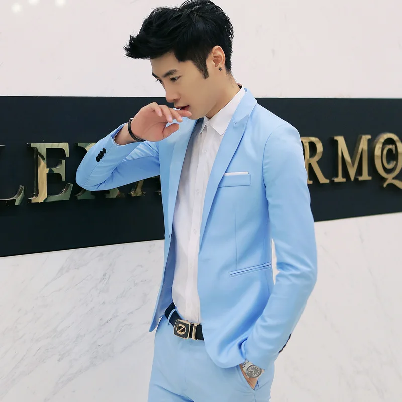 

Mens Suit Jacket Wedding Dress Coat Casual Business Male Suit