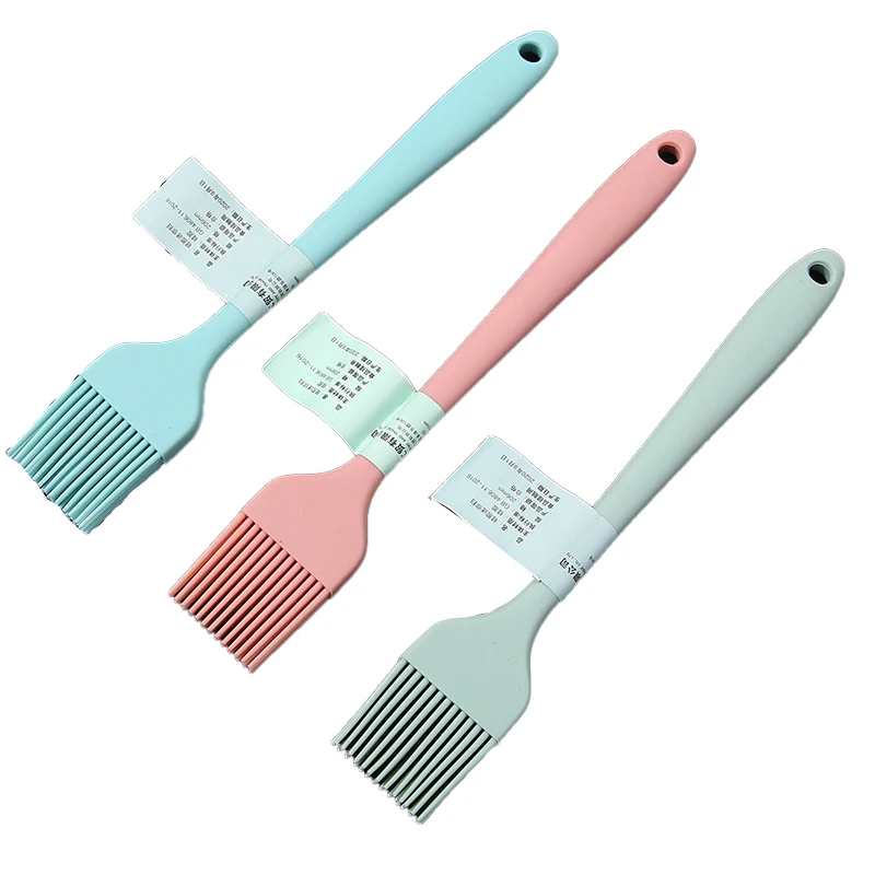 

Popular hot selling silicone oil brush Heat Resistant Kitchen BBQ Oil Silicone Brush for cooking, Multi color