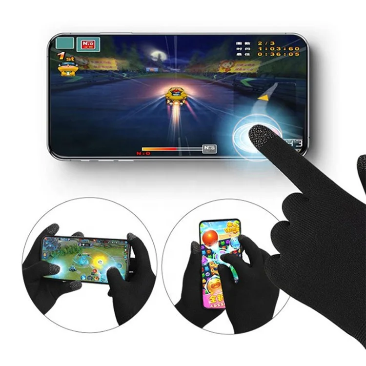 

Hand Cover Game Controller for PUBG Sweat Proof Non-Scratch Sensitive Touch Screen Gaming Finger Thumb Sleeve Gloves