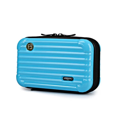 

Stock Wholesale Drop Shipping PC small Square luggage Lady Girls cosmetic bag travel clutch storage wash Messenger bags SLMS1846