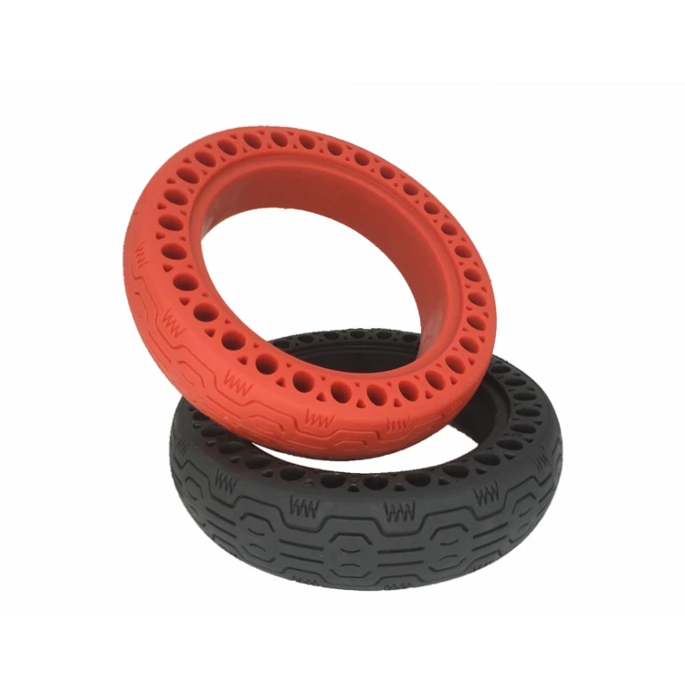 

8 1/2x2 hollow tire For Xiaomi M365 Electric Scooter size 8.5inch protable auto tire, Black/red