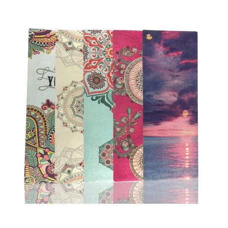 

Suede Yoga Mat Yogaeva Eco Friendly Custom Printed Suede Yoga Mat Non-Slip Smart TPE Yoga Mat, Blue,red,green,yellow,blue,rose,black,gray,white,orange,etc.