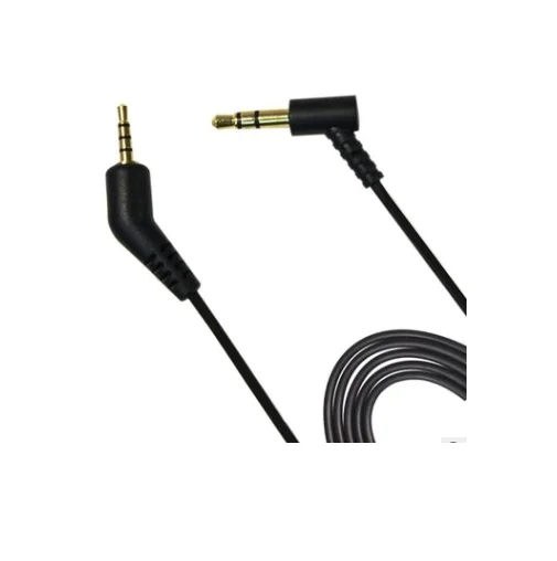 

Free Shipping High quality replacement cable QC3 headphone cable with Microphone, Black