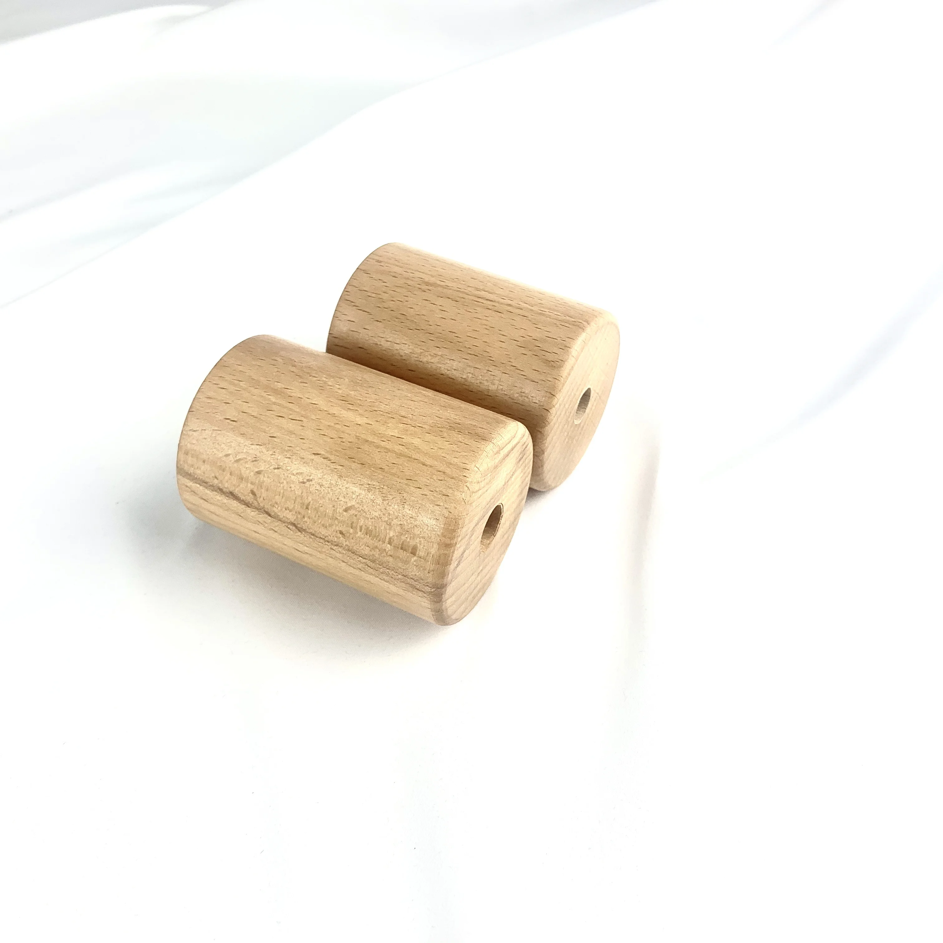 
New Beech Wooden Cylinder H6.5/7cm Lamp Cup Covering E27 Lamp Holder For Decor House Lamp Fixture Accessories 