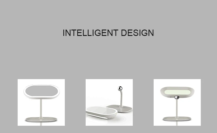 Hot Sell 360 Degree Rotating LED Lighting Table Lamps Usb Rechargeable Charger Touch Sensor Makeup Mirror